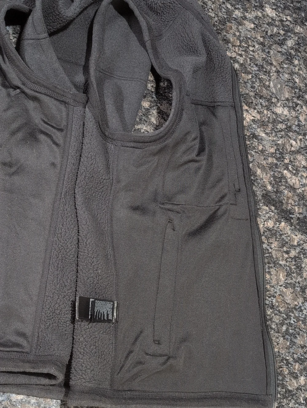 The North Face Black Sherpa-Lined Fleece Vest